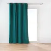 Image de Douceur d'Intérieur, Rideau à Oeillets (135 x 260 cm) Twily Emeraude, Coton & Polyester Recyclé