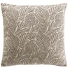 Image de Douceur d'Intérieur, Housse de Coussin (40 x 40 cm) Vivo Taupe, Jacquard Chenillé