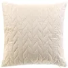 Image de Douceur d'Intérieur, Housse de Coussin (40 x 40 cm) Daisy Naturel, Velours Uni
