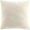 Image de Douceur d'Intérieur, Coussin Déhoussable (45 x 45 cm) Nils Naturel, Velours Relief