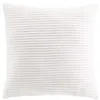 Image de Douceur d'Intérieur, Coussin Déhoussable (45 x 45 cm) Nils Blanc, Velours Relief