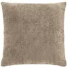 Image de Douceur d'Intérieur, Coussin Déhoussable (45 x 45 cm) Leo Sable, Velours Chenillé