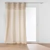 Image de Douceur d'Intérieur, Rideau à Oeillets (140 x 240 cm) Hilary, Coton/Polyester avec Top