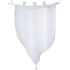 Image de Douceur d'Intérieur, Paire de Voilages à Passants (2 x 60 x 90 cm) Salina Blanc, Voile Sablé