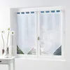 Image de Douceur d'Intérieur, Paire de Voilages à Passants (2 x 60 x 160 cm) Salina Blanc, Voile Sablé