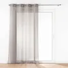 Image de Douceur d'Intérieur, Voilage à Oeillets (140 x 240 cm) Lissea Taupe, Voile Sablé