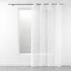 Image de Douceur d'Intérieur, Voilage à Oeillets (140 x 240 cm) Telma Blanc, Etamine Crash