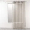 Image de Douceur d'Intérieur, Voilage à Oeillets (140 x 240 cm) Telma Taupe, Etamine Crash