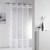 Image de Douceur d'Intérieur 1624895 CHENILLA Panneau à oeillets Polyester Gris 140 x 260 cm