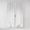 Image de Douceur d'Intérieur, Paire de Voilages Passe-Tringle (2 x 70 x 200 Cm) Milza Blanc, Voile Tissé (Lot de 2)
