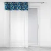 Image de Douceur d'Intérieur d'intérieur, Voilage à Oeillets 140 x 240 Cm Bleu, Voile Sablé avec Top Velours Imp Or, Clairine