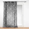 Image de Douceur d'Intérieur, Voilage à Oeillets (140 x 240 cm) Cabana Noir, Voile Sablé Imprimé