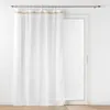 Image de Douceur d'Intérieur, Voilage à Oeillets (140 x 240 cm) Mileo Blanc, Voile Tissé