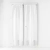 Image de Douceur d'Intérieur, Paire Droite Passe-Tringle (2 x 70 x 200 cm) Carlin Naturel, Voile Tissé