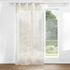 Image de Douceur d'Intérieur, Voilage à Oeillets (140 x 240 cm) Maissa Blanc, Voile Sablé