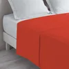 Image de douceur d'intérieur, Drap Plat (180 x 290 cm) Lina Paprika, 100% Coton