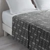 Image de douceur d'intérieur, Drap Plat 1 Personne (180 x 290 cm) Aristide Anthracite, 100% Coton