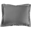 Image de douceur d'intérieur, Taie d'Oreiller (50 x 70 cm) Lina Anthracite, 100% Coton