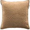 Image de Douceur d'Intérieur, Housse de Coussin (40 x 40 cm) Solange Chamois, Velours Uni