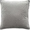 Image de Douceur d'Intérieur, Housse de Coussin (40 x 40 cm) Solange Gris, Velours Uni