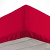 Image de douceur d'intérieur, Drap Housse (90 x 190 cm) Oscar Rouge, Microfibre Unie