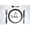 Image de Decor Line 1710111 Set de Table Motif A Table Polypropylène Transparent 44 x 28 cm