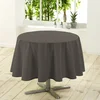 Image de Douceur d'Intérieur Nappe Ronde (0) 180 CM Polyester UNI Essentiel Taupe