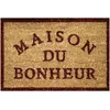 Image de Douceur d'Intérieur, Paillasson Rectangle (40 x 60 cm) Bonheur Naturel, Coco Imprimé
