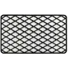 Image de Douceur d'Intérieur, Tapis Rectangle (34 x 58 cm) Grille Noir, PVC