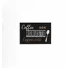 Image de Douceur d'Intérieur, Tapis Rectangle (40 x 60 cm) Cappuccino Noir, Imprimé