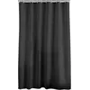 Image de Douceur d'Intérieur, Rideau de Douche avec Crochets (180 x 200 cm) Essencia Noir, Polyester Uni