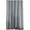 Image de Douceur d'Intérieur, Rideau de Douche avec Crochets (180 x 200 cm) Essencia Anthracite, Polyester Uni