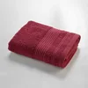 Image de Douceur d'Intérieur, Serviette de Toilette (50 x 90 cm) Tendresse Rubis, Eponge Unie 100% Coton