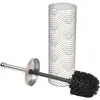 Image de Douceur d'Intérieur, Brosse WC (Diamètre 9,4 x 38,5 cm) Mineral Marron, Métal Imprimé