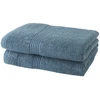 Image de TODAY Essential Lot de 2 serviettes de bain en coton paon - 50 x 90 cm