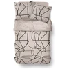 Image de TODAY Sunshine Parure de lit 2 personnes en coton 0.20 - 1 housse de couette 220 x 240 cm + 2 taies d'oreiller 63 x 63 cm