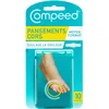 Image de Compeed® - 10 Pansements Hydrocolloïde - Cors aux pieds - Traitement des Cors - Moyen Format : 6,0 x 1,75 cm (Lot de 2)