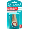 Image de Compeed Mixte Compeed 8 Pansements Ampoules Hydrocolloïdes Soin des Pieds 5,1 x 1,7 cm, Caoutchouc, Beige (Lot de 2)
