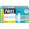 Image de Nett | Tampon ProComfort Normal Sans Applicateur (boîte de de 32 pièces)   Tampons hypoallergéniques, sans parfum et sans blanchiment au chlore   Protection hygiénique pour flux moyen (Lot de 3)
