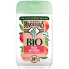 Image de Le Petit Marseillais   Gel Douche Rafraîchissant Certifié BIO Pêche Nectarine (flacon de 250 ml)   98 % d'origine naturelle et pH neutre pour la peau   Emballage recyclable et rechargeable
