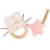 Image de La Petite École de Danse Hochet Bois Souris Rose