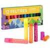 Image de 12 Gros feutres pointes coniques