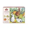 Image de 4 mini puzzles des animaux Le Jardinier Le Jardin du Moulin Multicolore