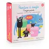 Image de 4 pots de peinture à doigts Les Schmouks Multicolore