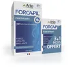 Image de Arkopharma - Forcapil Fortifiant - Cheveux et Ongles - Complément alimentaire pour cheveux et ongles - Renforce la fibre capillaire - Cure de 4 mois