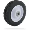 Image de UNIVERSEL - Roue Acier à Moyeu Déporté pour Equipement Jardin - Diamètre 178 mm / Moyeu : 35 mm / Alésage 12,7 mm / Largeur 38 mm