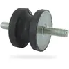 Image de GREENSTAR - Silent Bloc Modèle Diabolo - Ø 40mm - Longueur 30mm - Filet M8 - Longueur Filet 22,5mm - Absorption des Vibrations