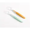 Image de Lot de 2 cuillères bébé embout souple silicone