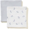 Image de Lot 2 Langes Coton Bio Bleu