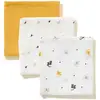 Image de Lot 3 Langes Coton Bio Jaune